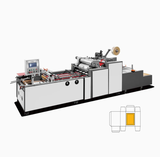 Máy dán cửa sổ hộp giấy sóng TC-1200S - ảnh 1