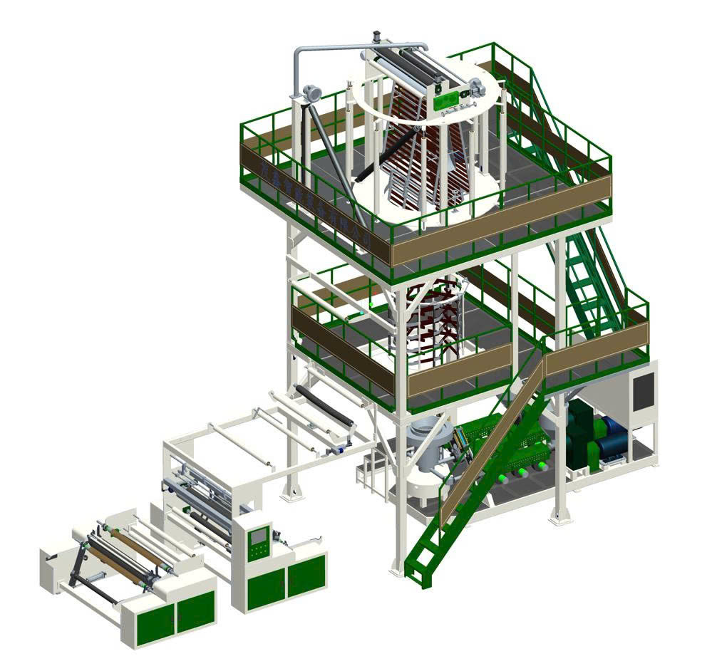 Máy thổi màng 5 lớp LDPE MXCM-5C