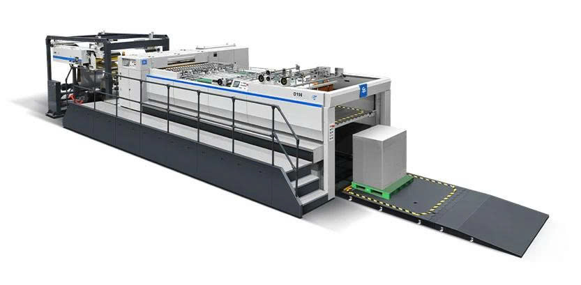 Máy cắt giấy đôi xoay thông minh với hệ thống quản lý kho tự động D-190C