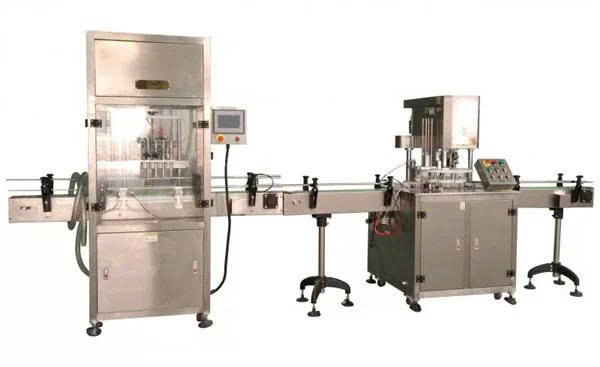 Máy chiết rót và dán kín chất lỏng tự động