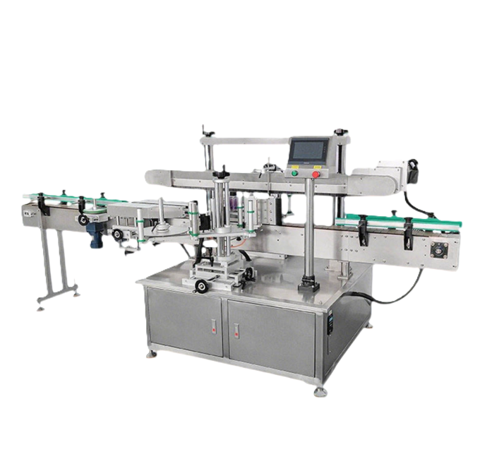 Máy dán nhãn hai mặt dùng cho sản xuất chai nước giải khát XS-T401