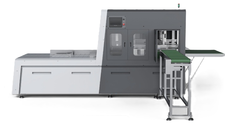 Máy gỡ rìa bế tự động xuất phôi HTQF-1020
