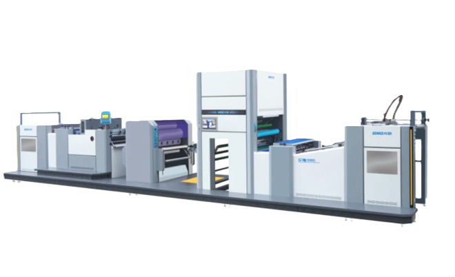 Máy cán màng tự động khử bột Guangming GL-1300