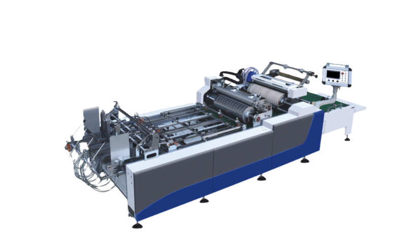 Máy dán cửa sổ hộp tốc độ cao (Dán phẳng) HL-650T
