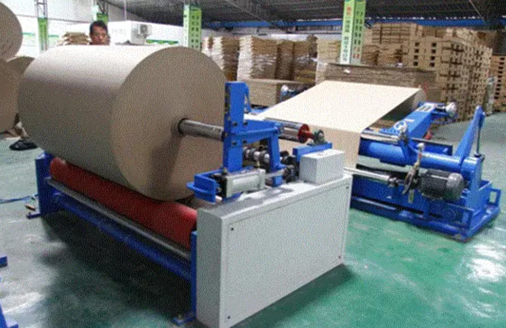 Máy chia cuộn giấy xi măng
