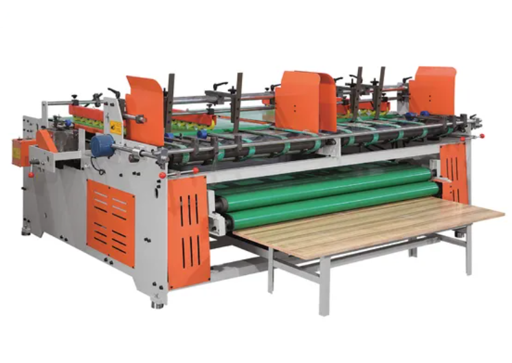 Máy dán hộp carton bán tự động (2 line) 