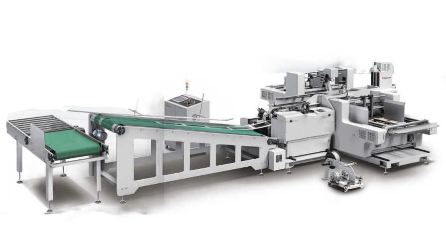 Máy đóng ghim carton 2 mảnh tự động CM4H-900