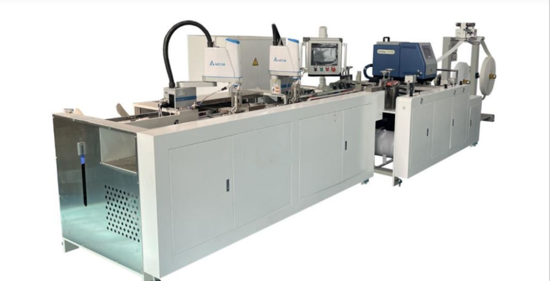 Máy vào quai túi giấy tự động (2 robot) FY-168 