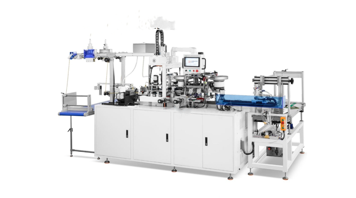Máy đóng khuy luồn dây túi giấy tự động MM4-600B