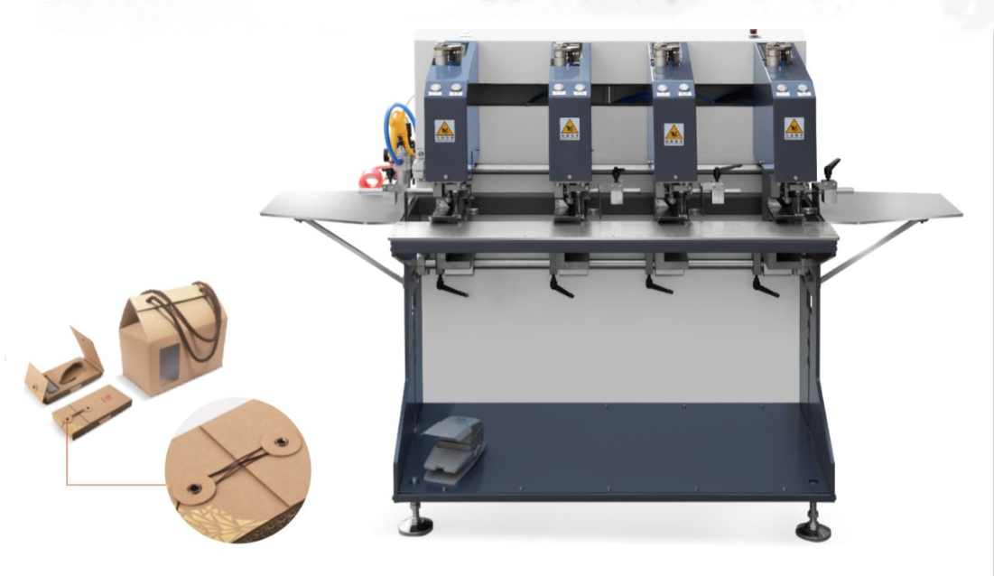 Máy đóng khuy mắt ngỗng hộp carton FFB-800A