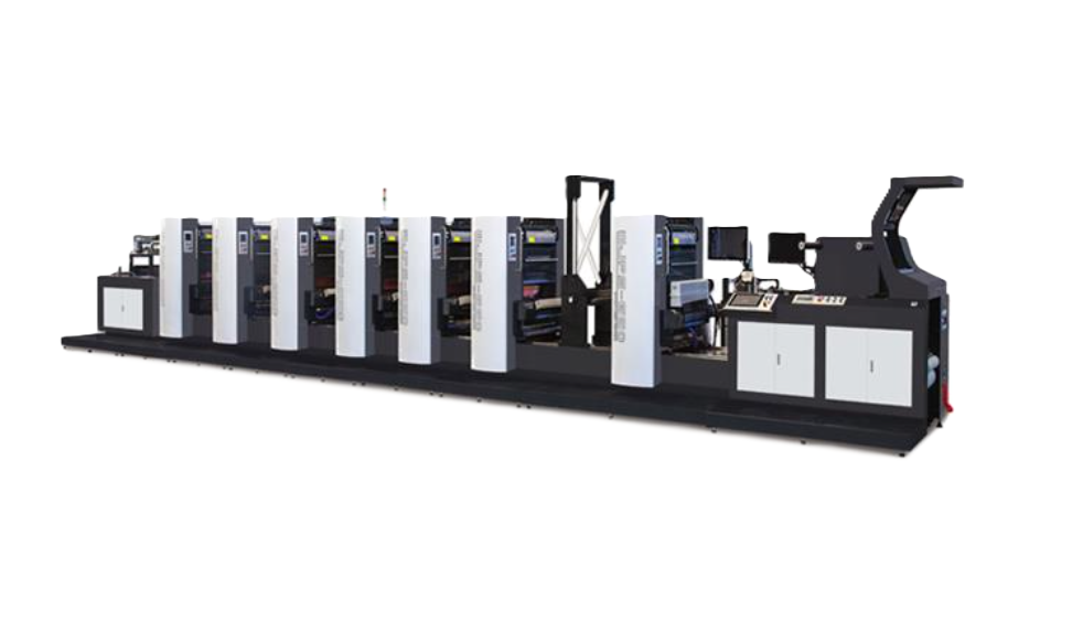 Máy in Offset cuộn khổ rộng (in giấy, màng ghép, màng) WJPS-660/700