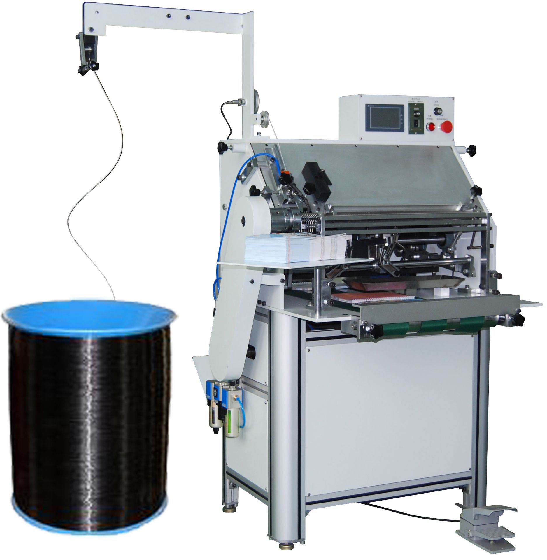 Máy làm sổ lò xo xoắn HB-450