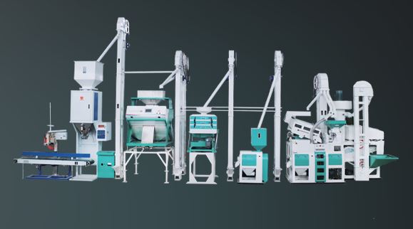 Dây chuyển máy xay xát gạo tự động