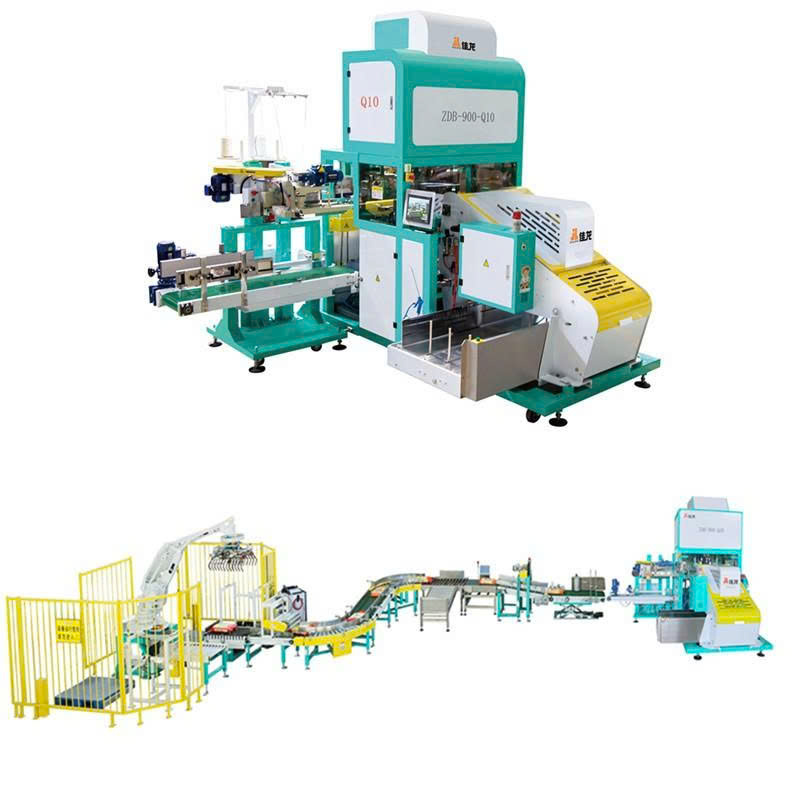 Dây chuyền giải pháp đóng gói & máy đóng gói gạo túi dệt PP 5-25kg ZDB-900-Q10
